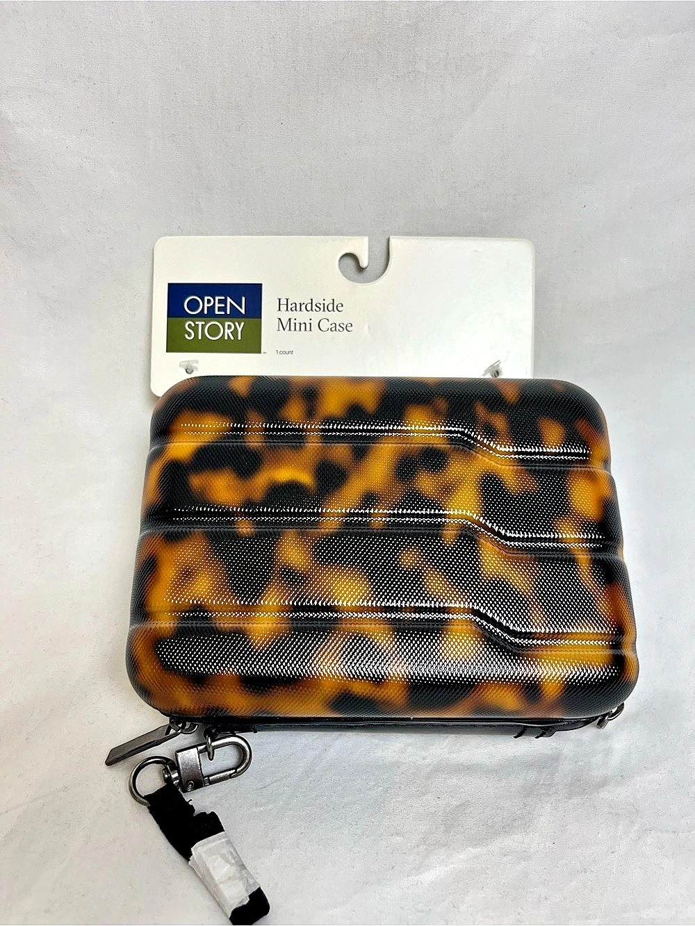 💛 Open Story Hardside Mini Case Brown & Black NWT